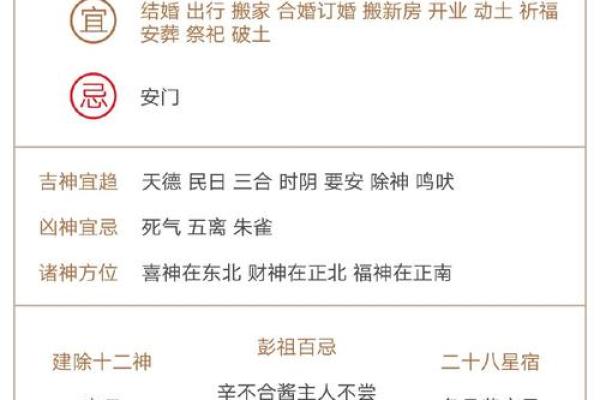 本月万年历老黄历,农历黄道吉日查询