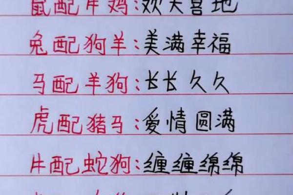 姓名婚姻缘分配对