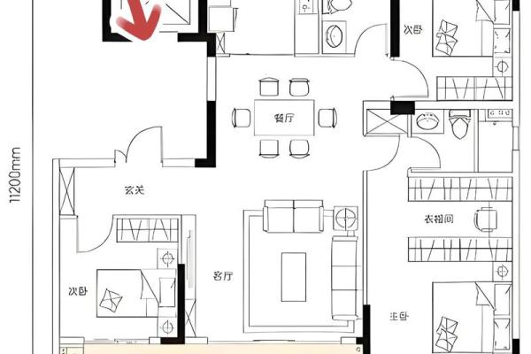 风水宅形分析：阴阳配合式房屋，风水点评