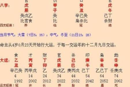 八卦与八字