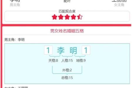 姓名配对费用查询系统 姓名配对费用查询系统官网？