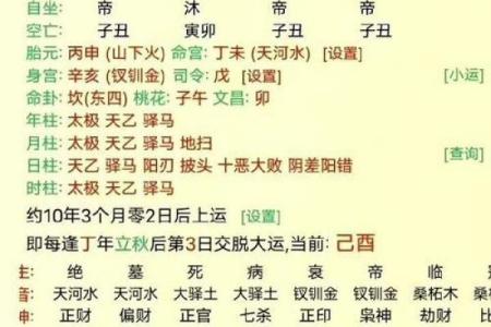 财运好八字
