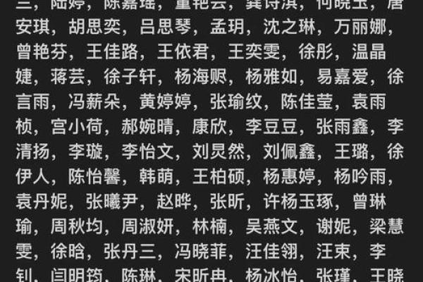 中国最准的姓名配对 最准确的姓名配对？