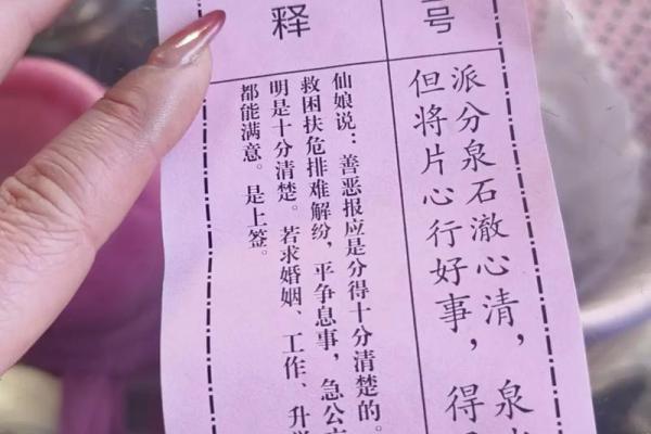 占卜预测：观音菩萨保佑，灵签一枚赠有缘人，心诚则灵