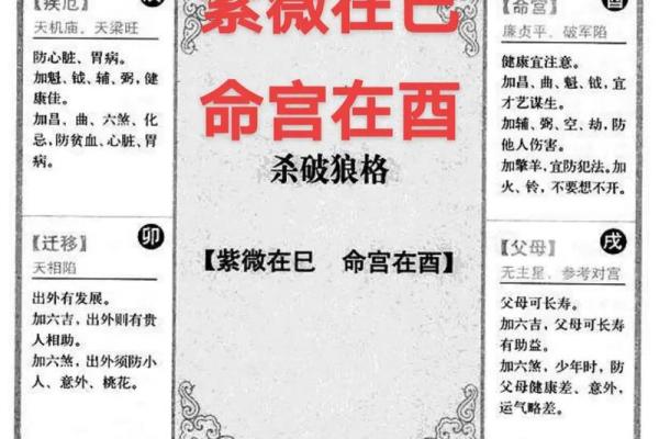 紫薇斗数命宫破碎