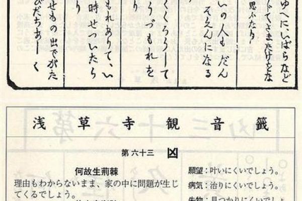 观音灵签i02签最全签辞