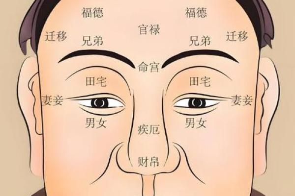 脸上各部位的胎记算命