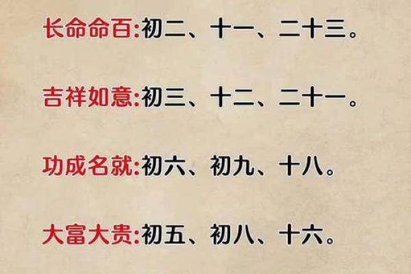 出生有“吉日” 这6个农历生日尾数出生 富贵长久 顺风顺水