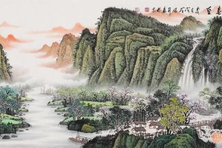名人与风水_山水画里面有人物适合挂客厅吗