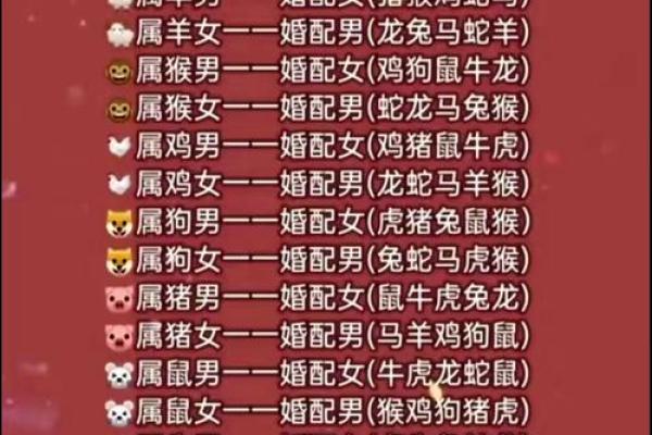 12生肖佳姻缘配对