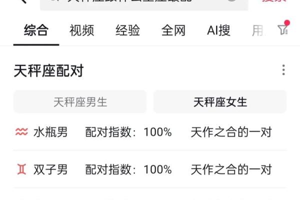 天秤女跟什么星座最配 最迷恋天秤座的星座
