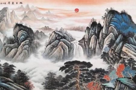 客厅中的山水画应当避免这些风水禁忌