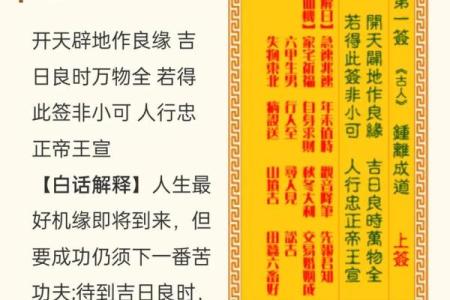 观音灵签解签第57-100签