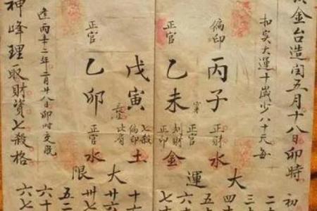 测八字五行