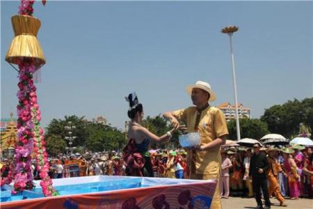 节日节气民俗节日，傣族泼水节