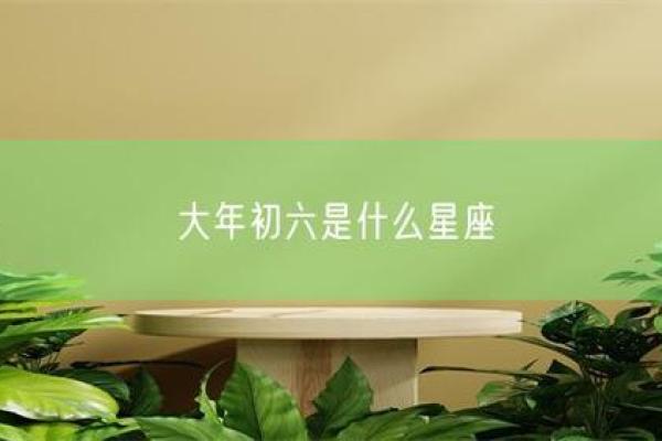 正月初六是什么星座