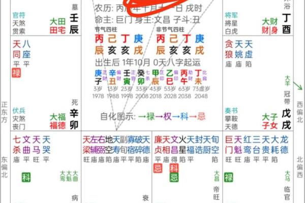 紫薇斗数命宫天月