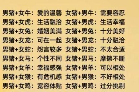 八字配对属龙男与属猪女合得来吗 结婚会怎样