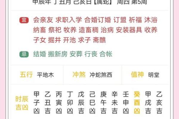 黄历吉凶