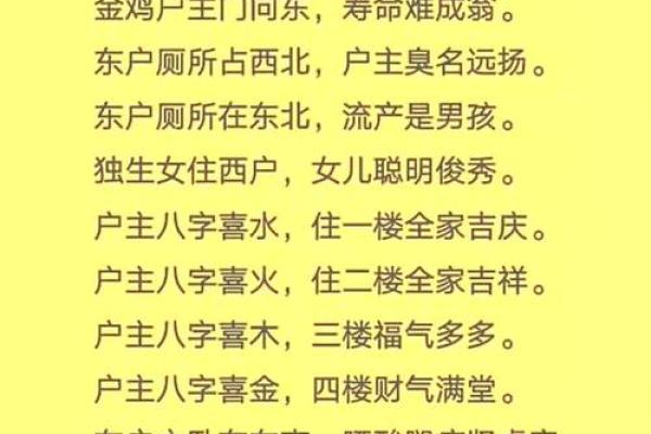 八字论风水，通过四柱命局看住宅风水详解！_1