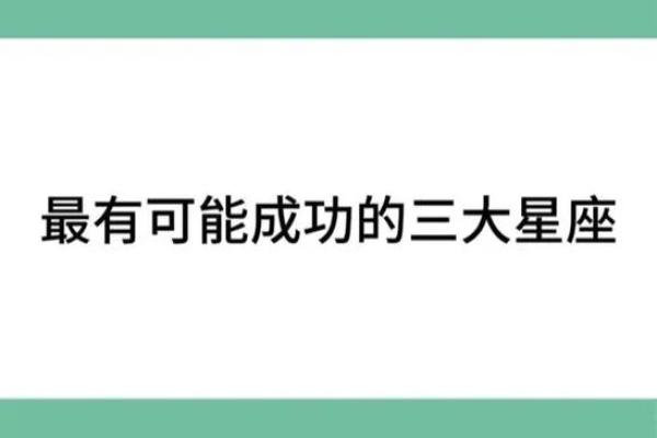 职场中哪个星座执行力最好