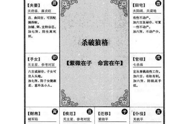 名人紫薇斗数格局