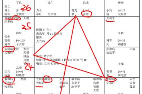 紫薇斗数化解化忌