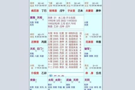 紫微斗数之天干地支