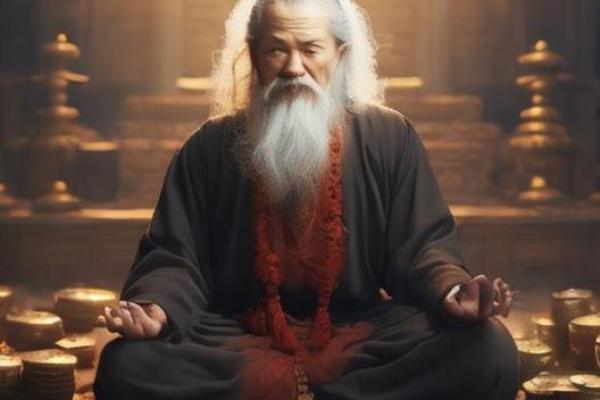富人去算命
