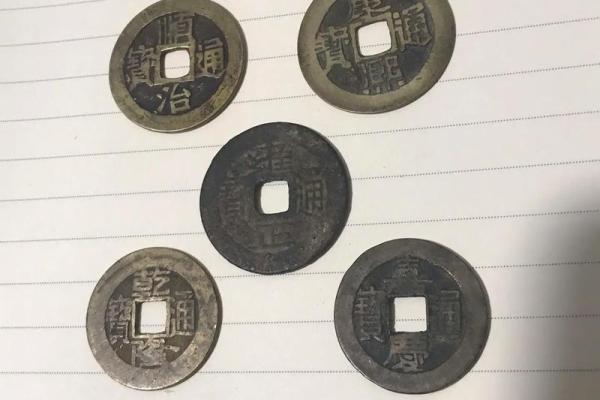 清朝五帝钱大铜币铜钱风水作用及摆法