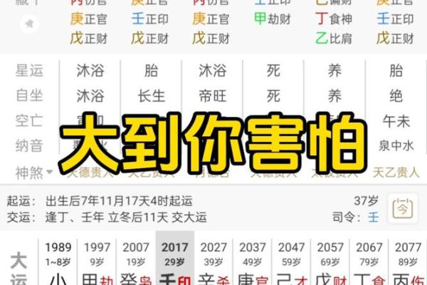 八字大限