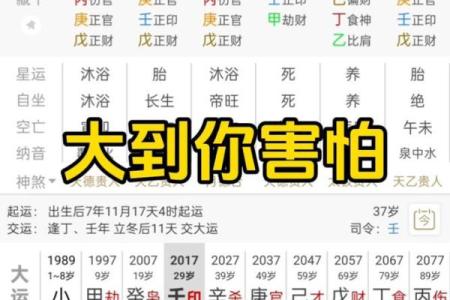 八字大限