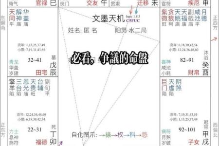清朝道光皇帝紫微斗数命盘 清代道光？