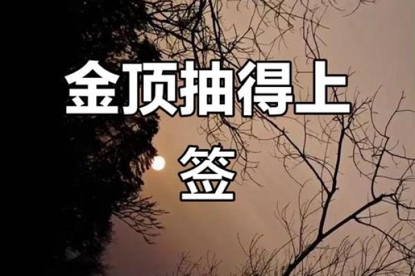 金顶灵签抽签怎么抽的
