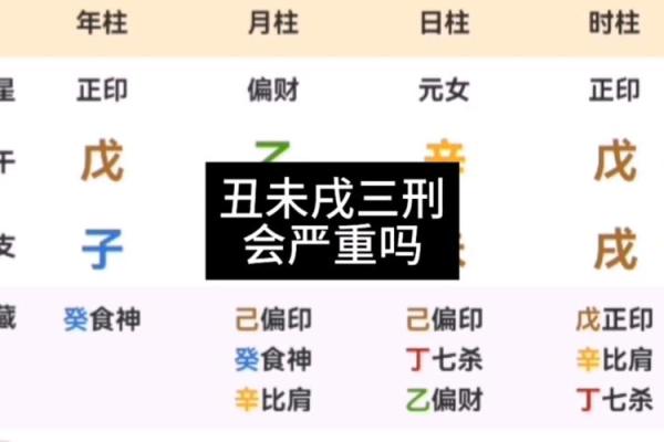 八字丑戌刑
