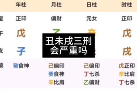 八字丑戌刑