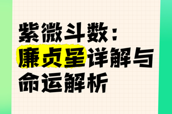 紫微斗数之廉贞星：此星在命盘什么地方，这辈子的业障就在哪里