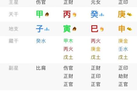 伤官八字
