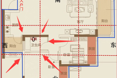 卫生间在房子中的风水