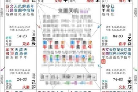 紫薇命盘详解免费版