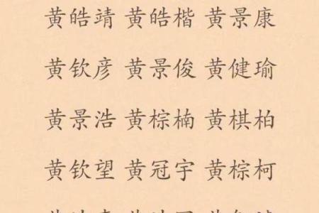 黄姓男孩名字大全-黄姓男孩起名字大全-黄姓名字大全姓名