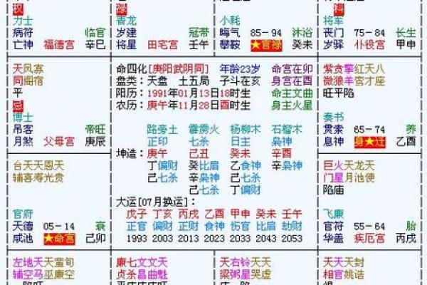 紫薇斗数八字算命软件