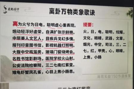 紫微斗数之八卦万物类象：离卦详解
