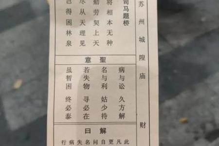 灵签93解