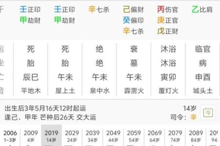 调侯八字